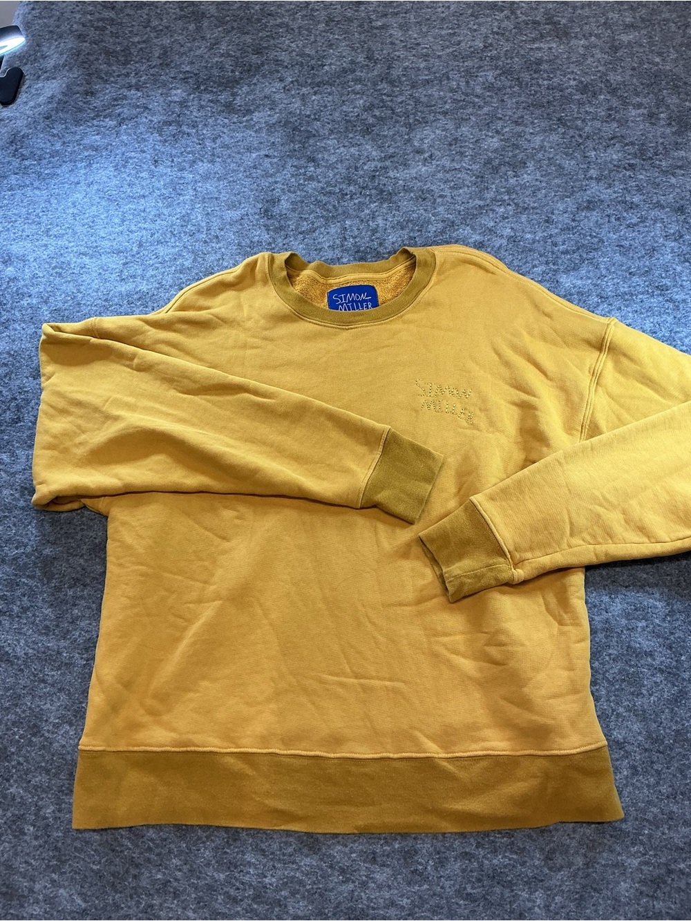 Simon Miller Mustard Crewneck Sweater - Men's Size XS